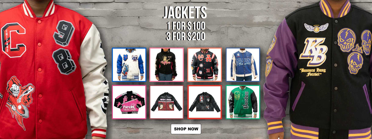SATIN JACKET - 1 for $100, 3 for $200