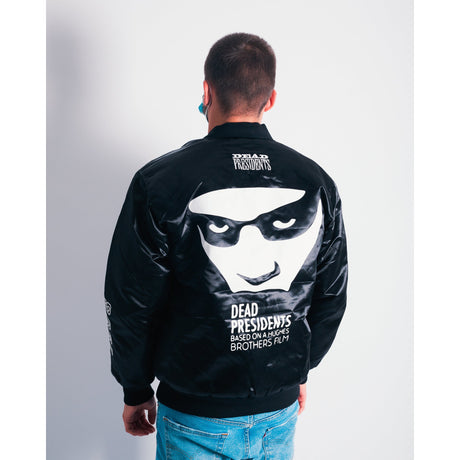 1995 Black Dead Presidents Satin Jacket - Allstarelite.com