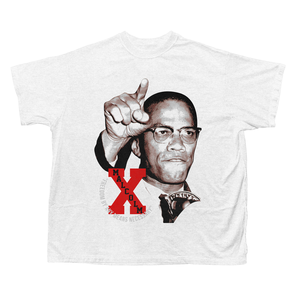 MALCOLM X BIG HEAD T-SHIRT