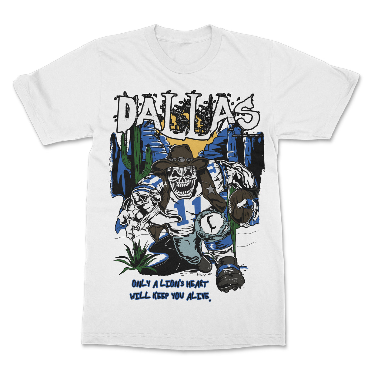 DALLAS LION HEART BRAND X T-SHIRT