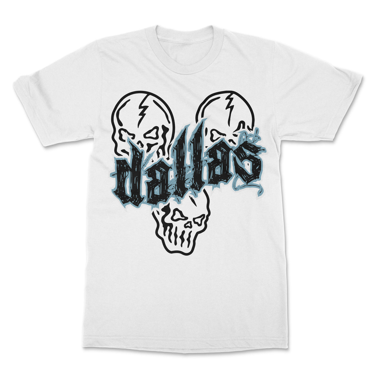 DALLAS SKULLS BRAND X T-SHIRT