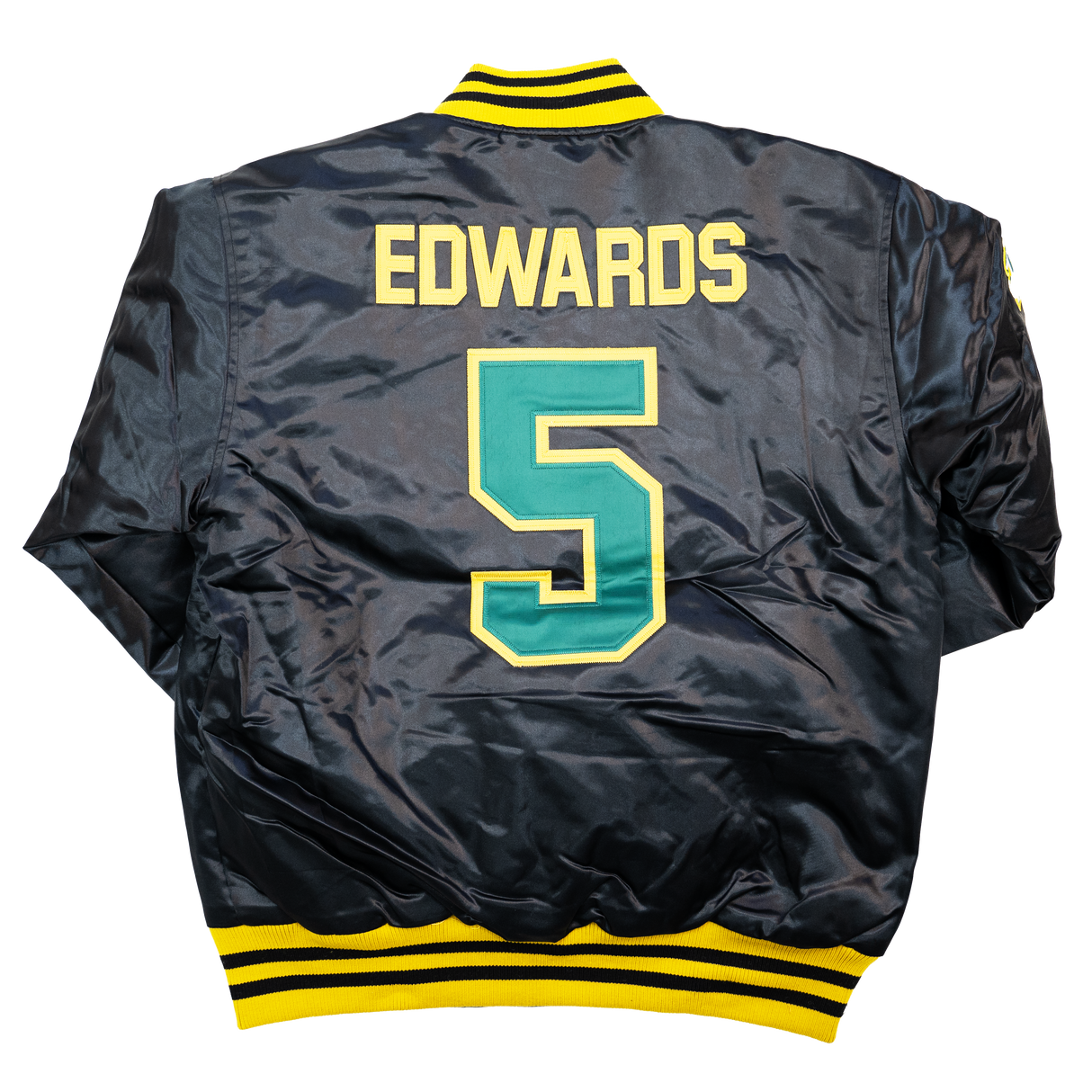 ANTHONY EDWARDS COUGARS SATIN JACKET (BLACK)