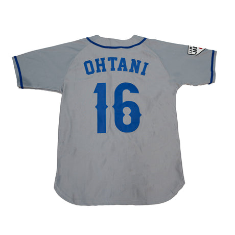 LOS ANGELES JAPAN OHTANI BUTTON DOWN JERSEY (GRAY)