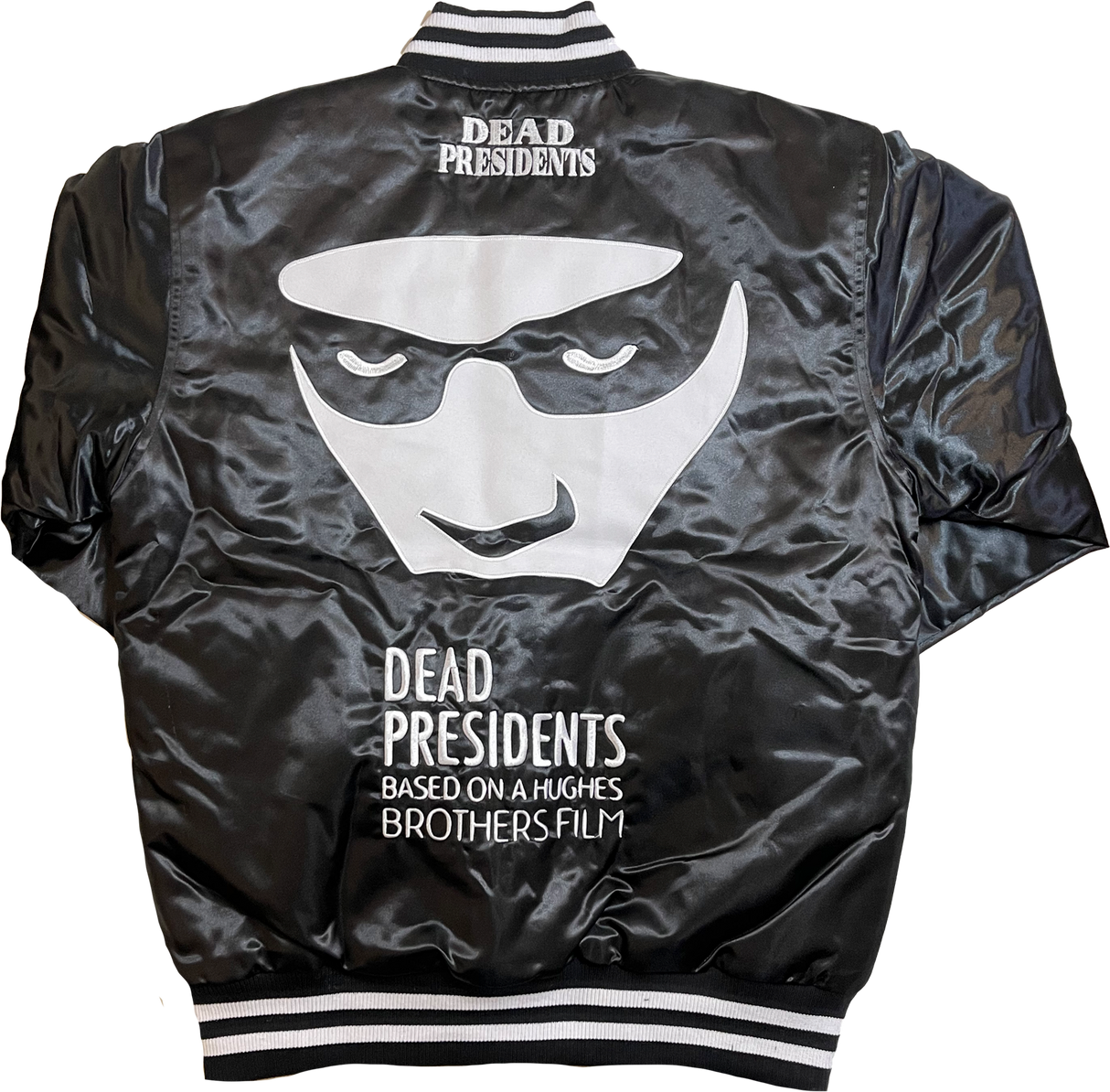 DEAD PRESIDENTS SATIN JACKET (BLACK)