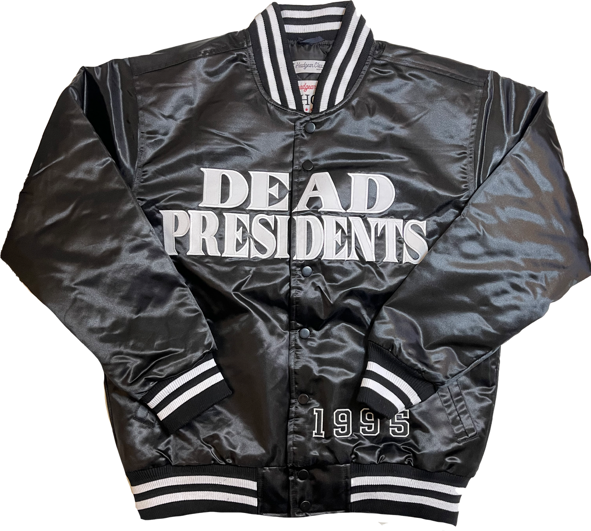 DEAD PRESIDENTS SATIN JACKET (BLACK)