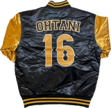 OHTANI SATIN JACKET (BLACK)