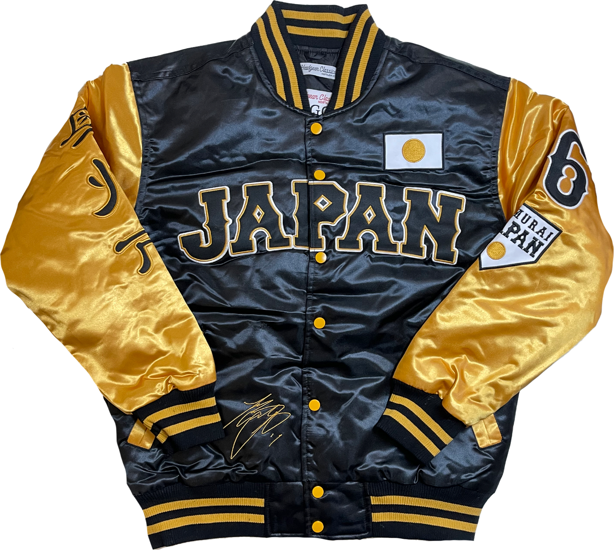 OHTANI SATIN JACKET (BLACK)