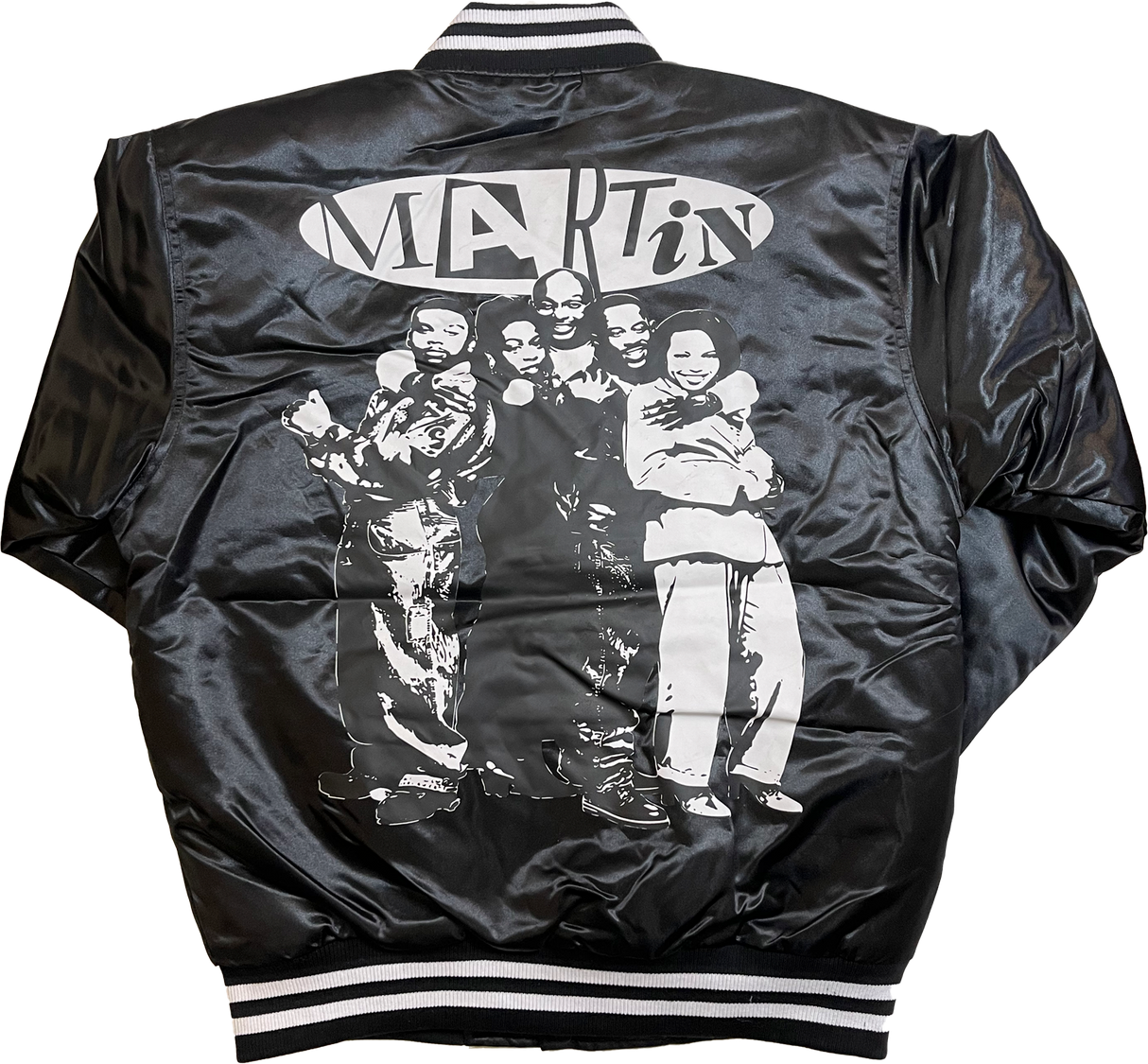 MARTIN SATIN JACKET (BLACK)