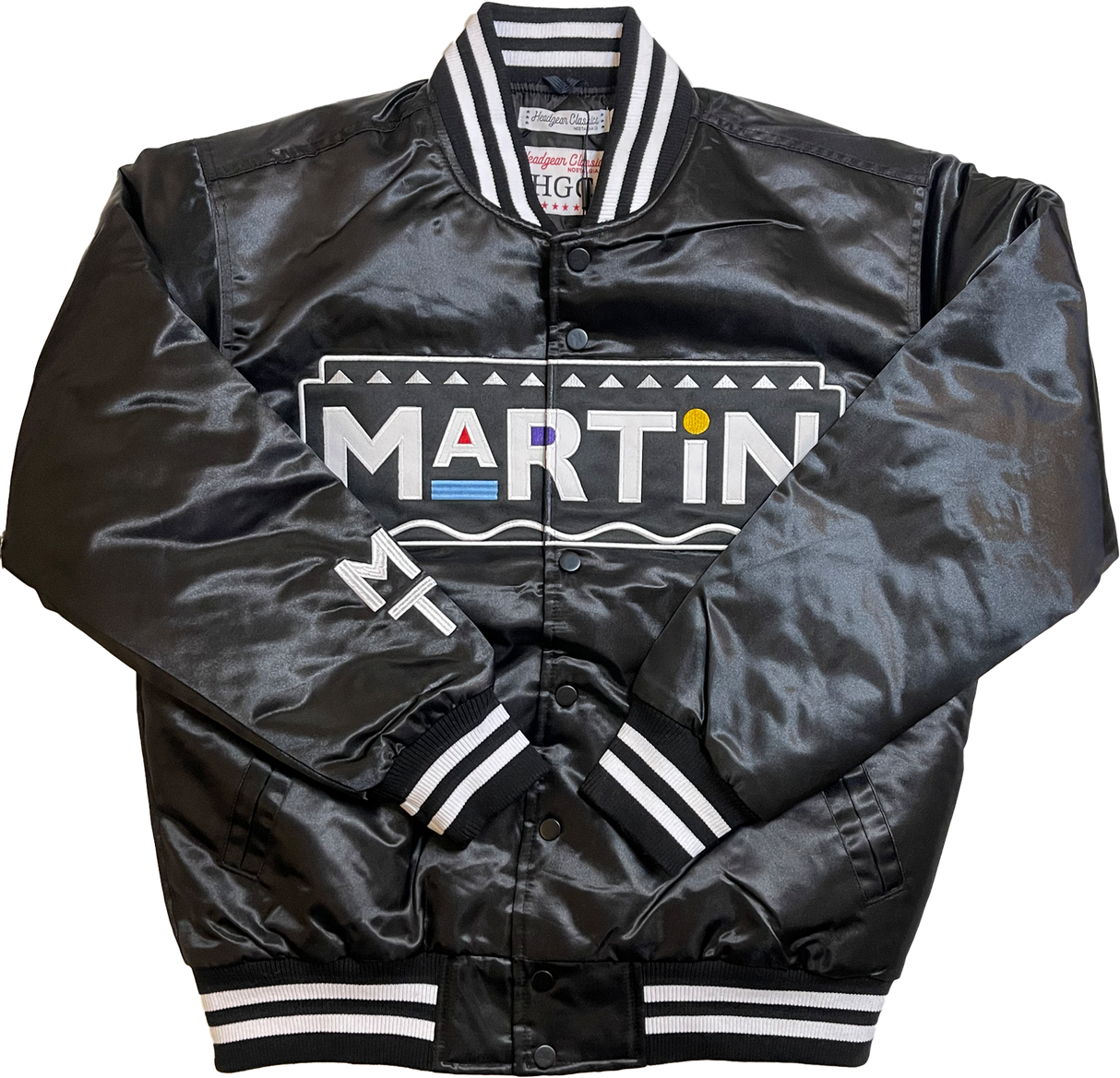 MARTIN SATIN JACKET (BLACK)