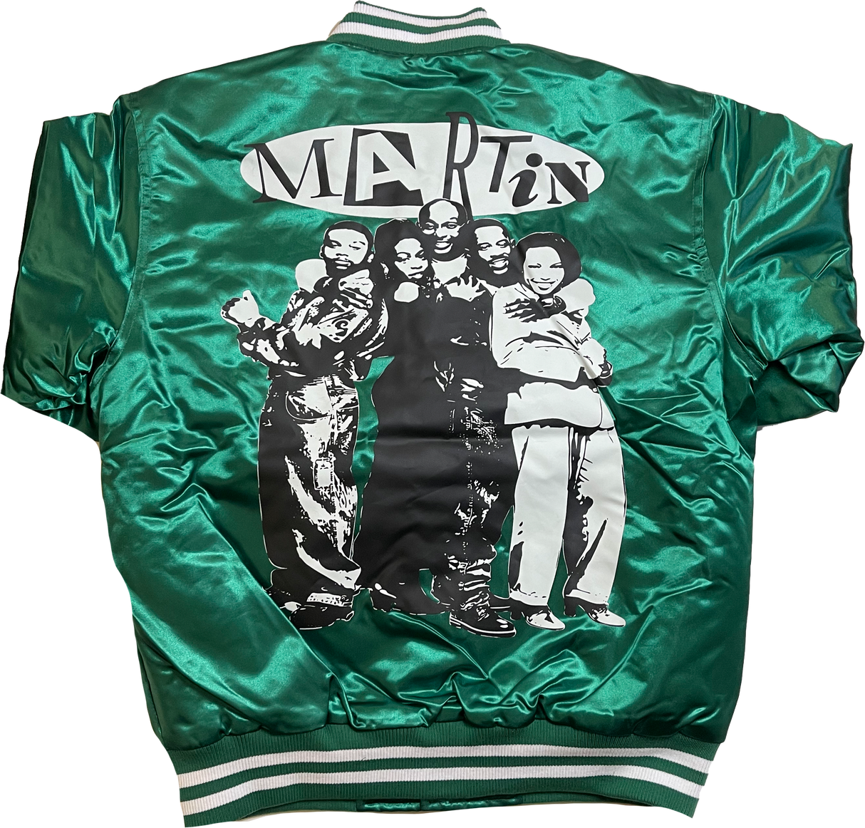 MARTIN SATIN JACKET (GREEN)