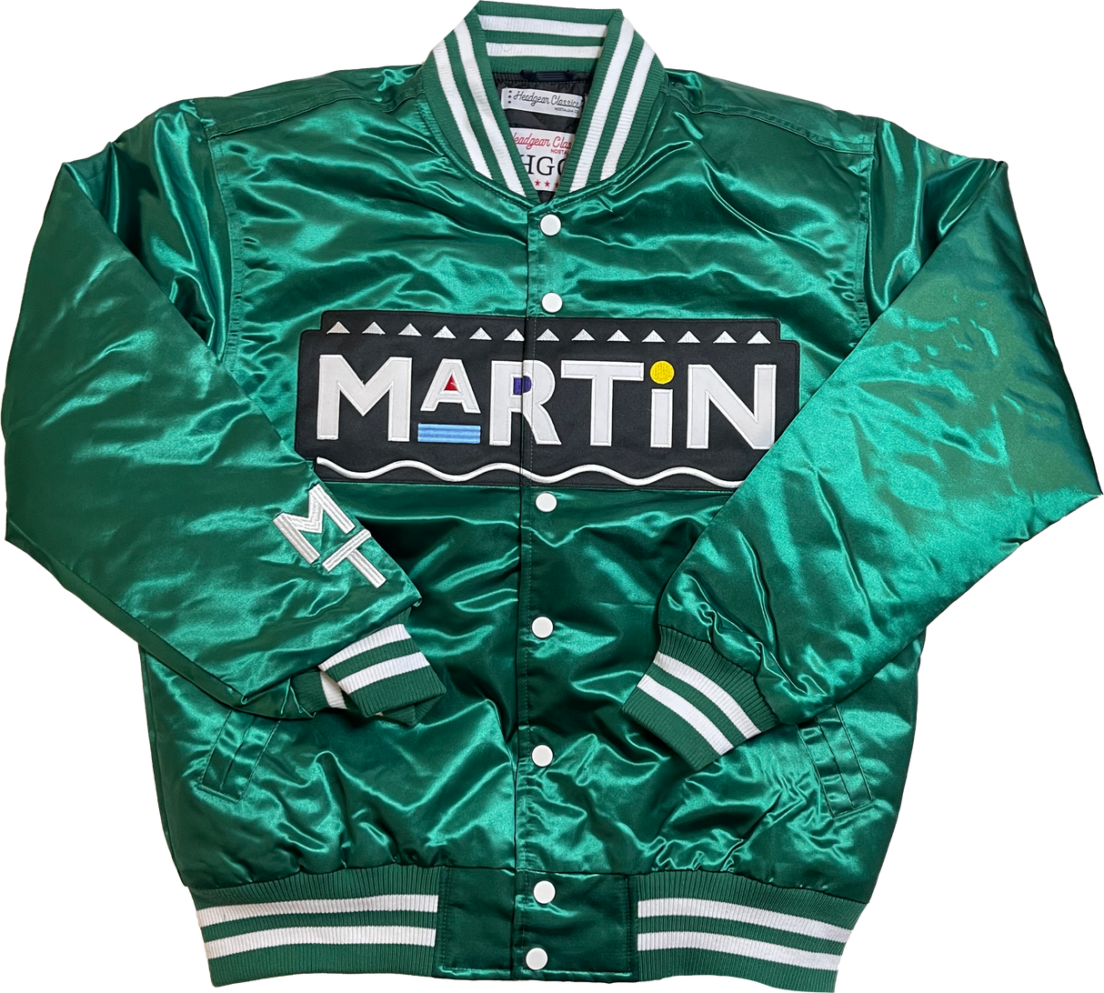 MARTIN SATIN JACKET (GREEN)