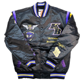 LEGENDS NEVER DIE SATIN JACKET (BLACK)