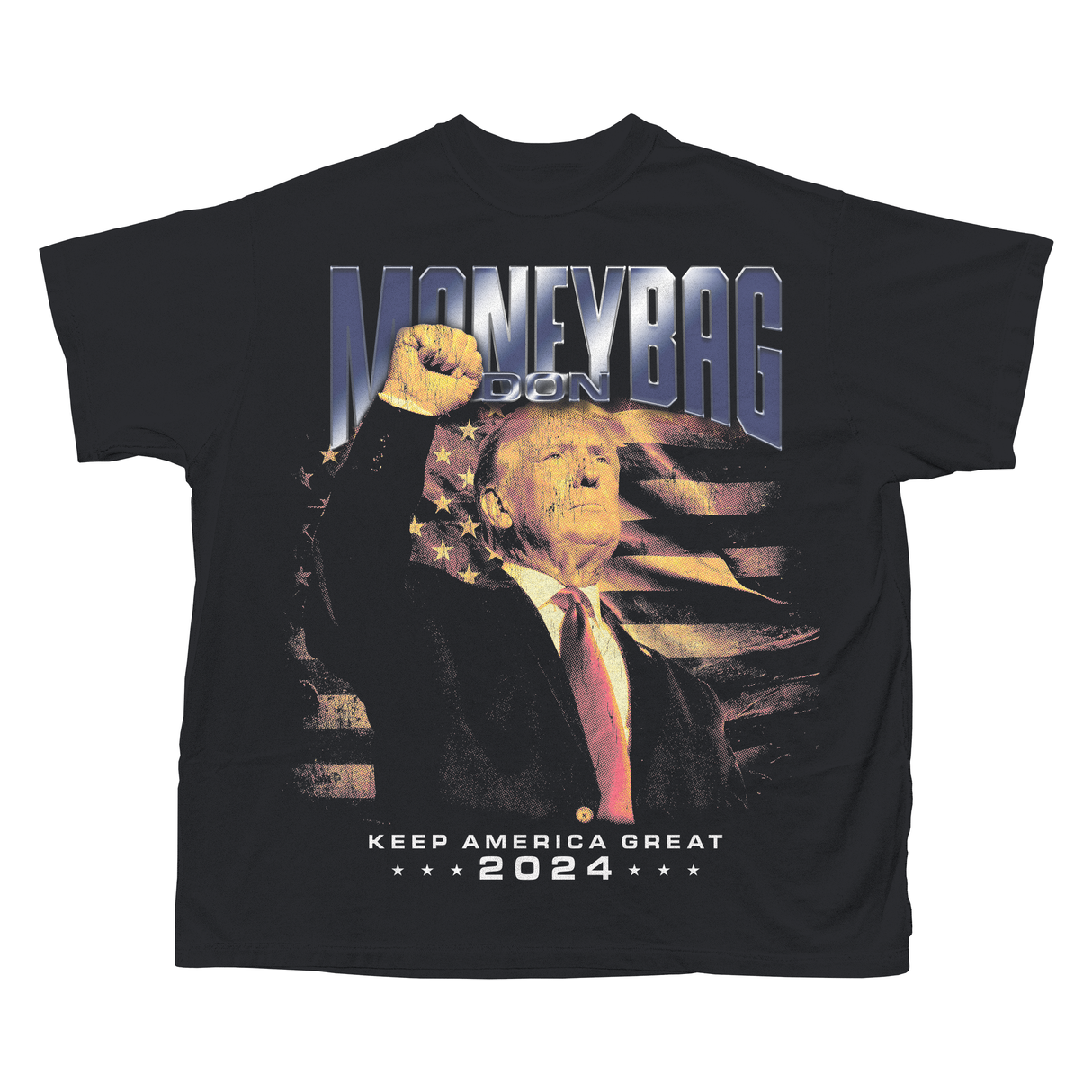 TRUMP MONEYBAG DON T-SHIRT (BLACK)