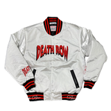 DEATH ROW SATIN JACKET (WHITE)