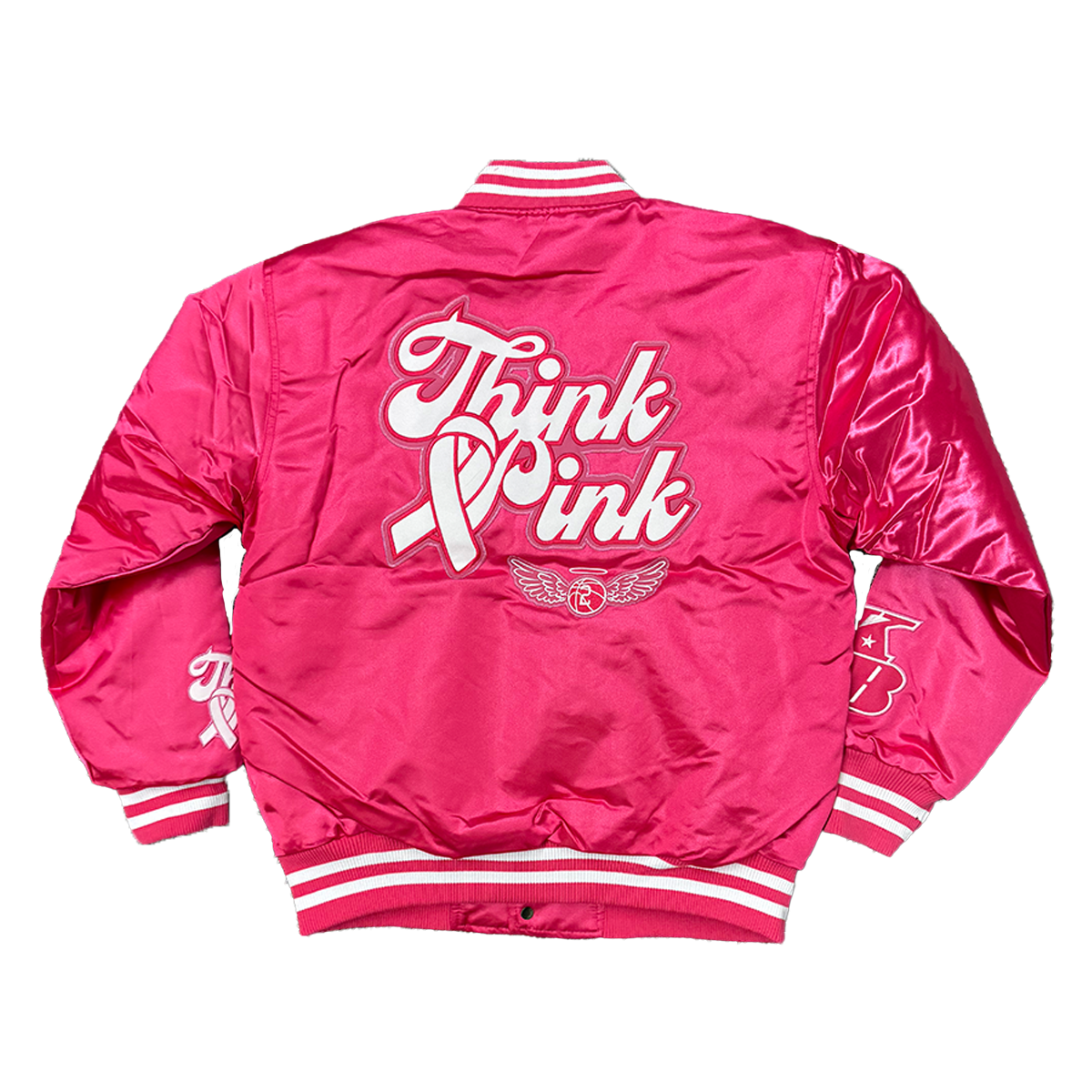 MAMBA THINK PINK SATIN JACKET (PINK)