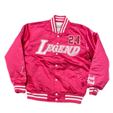 MAMBA THINK PINK SATIN JACKET (PINK)