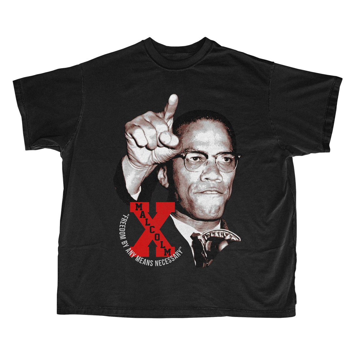 MALCOLM X BIG HEAD T-SHIRT