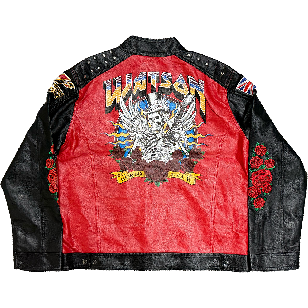 WATSON WORLD TOUR MOTO JACKET (BLACK/RED)