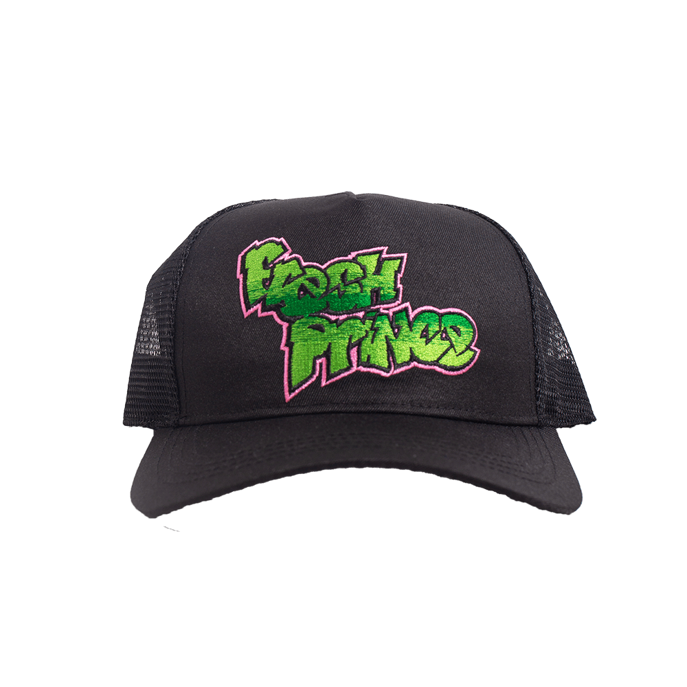 BLACK FRESH PRINCE TRUCKER HAT - Allstarelite.com