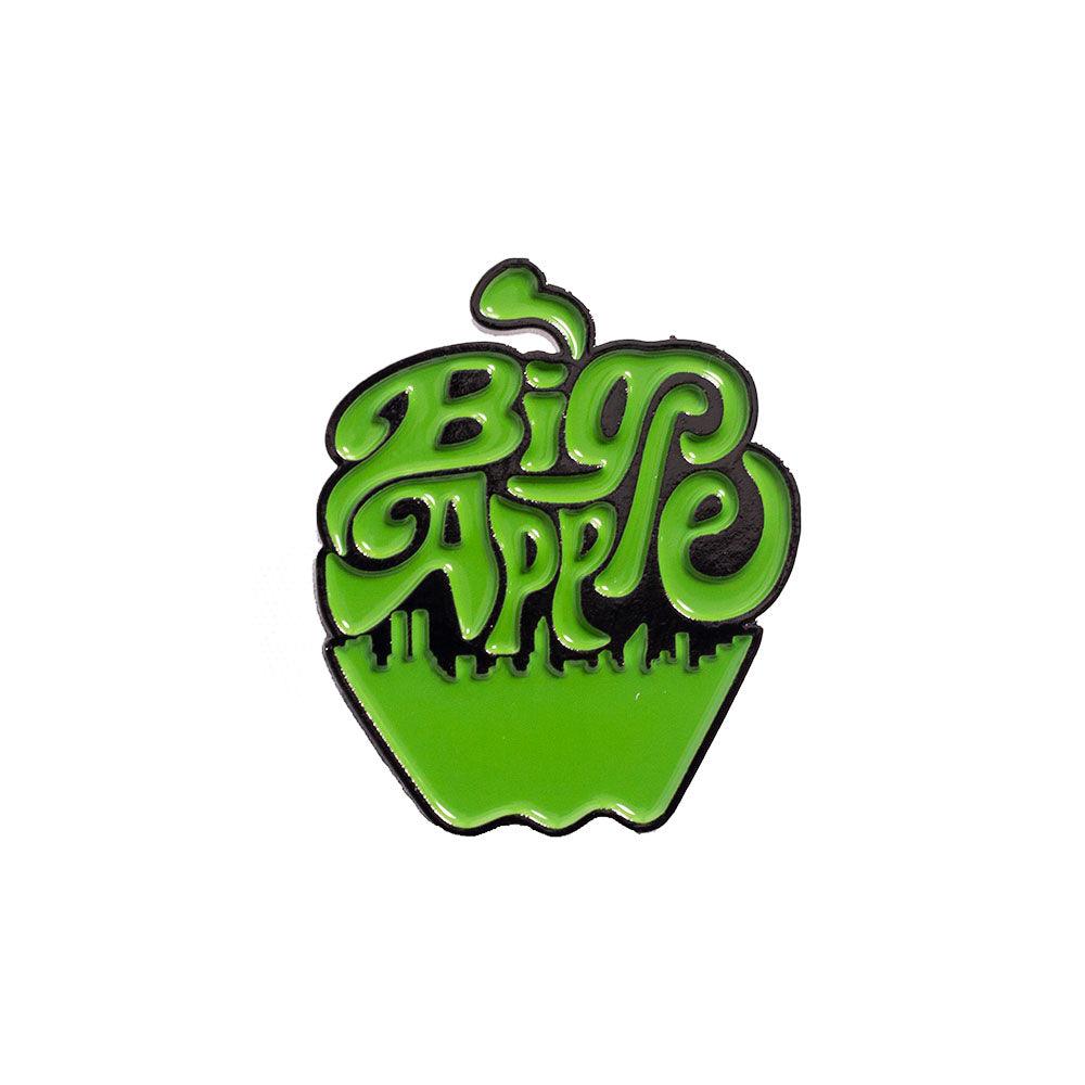 GREEN BIG APPLE PIN - Allstarelite.com
