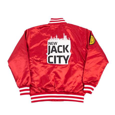 NEW JACK CITY SATIN JACKET RED - Allstarelite.com