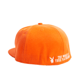 PLAYBOY THE WORLD IS YOUR PLAYGROUND PEACH FITTED HAT - Allstarelite.com
